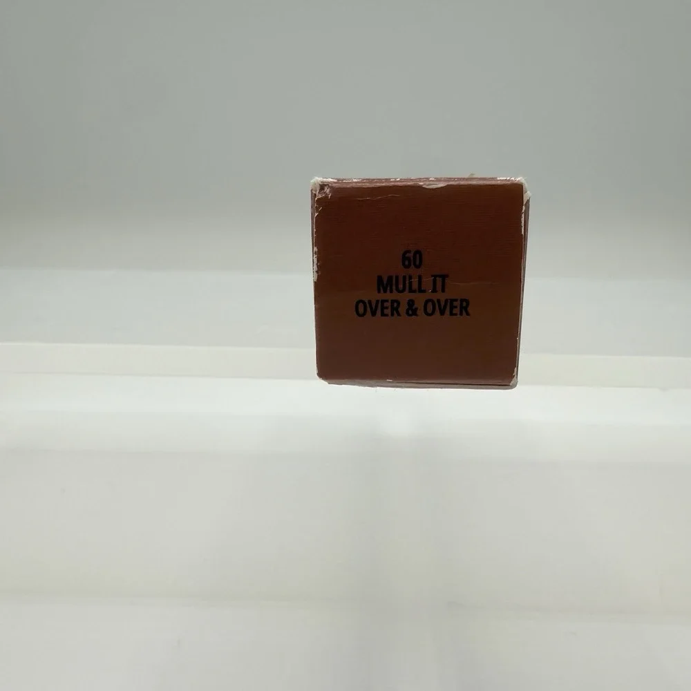 MAC Locked In Kiss 24 HR Lipstick 60 Mull It Over & Over .06 OZ Full Size Brown